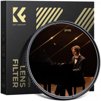 67mm Filtro Effetto Strisce Dorata, Filtro di Effetti Anamorfico in Vetro Ottico con 28 Strati Nano Rivestimento,Nano-Xcel