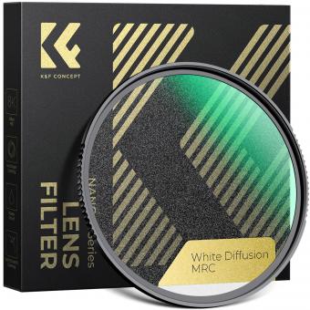 82mm Filtro di Diffusione Bianco Mist, Filtro White Pro Mist 1/4 Ultrafine Macro in Vetro Ottico con 28 Strati di Rivestimento Nano per Ritratti e Video,Serie Nano-Xcel