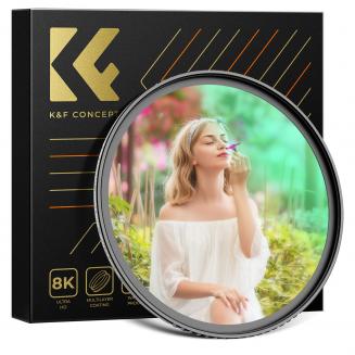 82mm White Pro Mist 1/4 Filter Cinematic Effect Filter , HD Dreamy Soft White Diffusion Filter with 28 Layer Coatings Waterproof Scratch Resistant Nano-Xcel Series