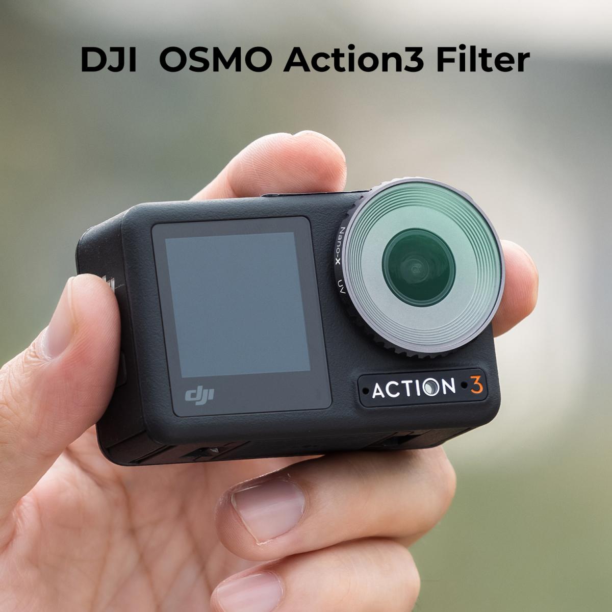 DJI Osmo Action 3 UV Filter with Single-sided Anti-reflection Green Film