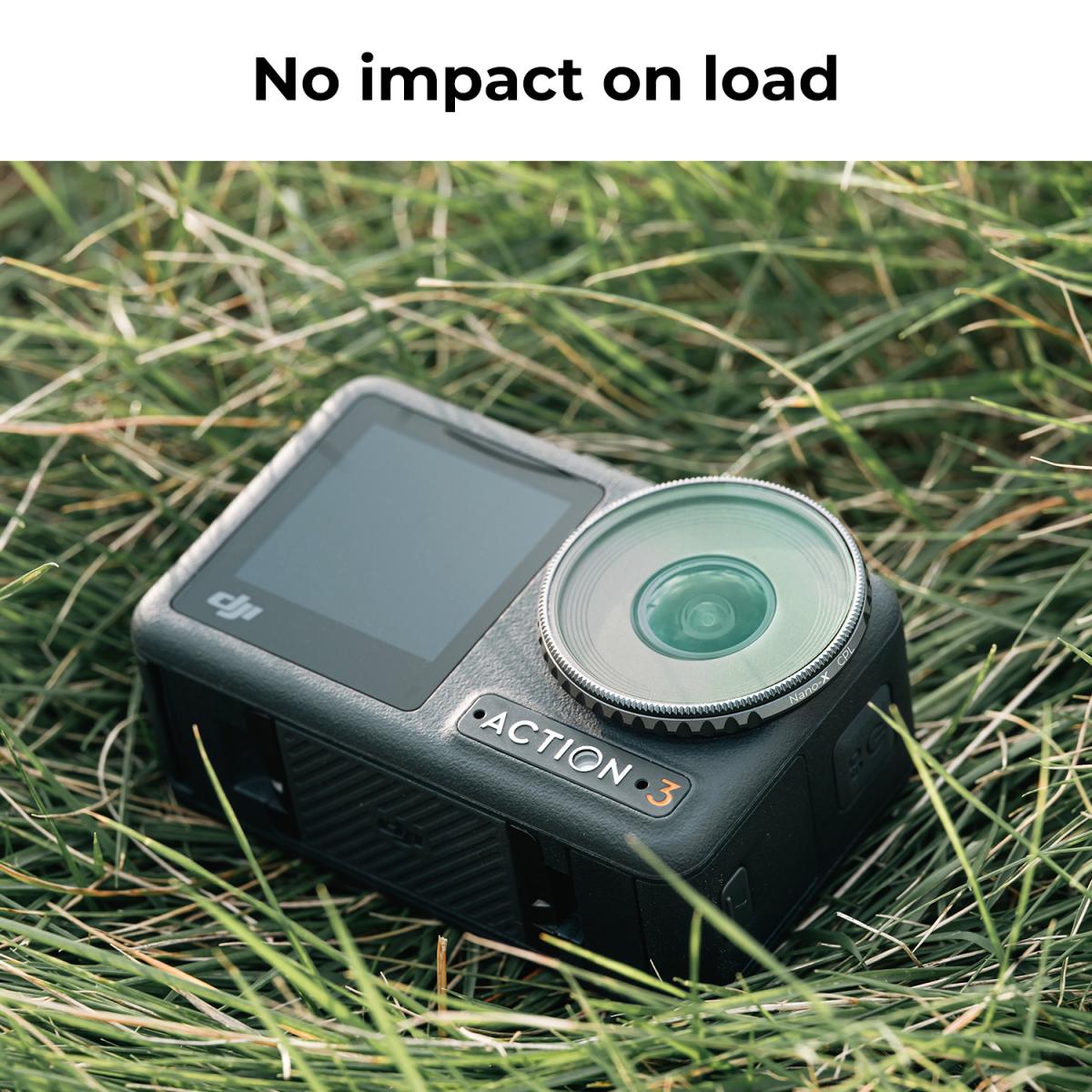 DJI Osmo Action 3 CPL Filter with Single-sided Anti-reflection Green Film