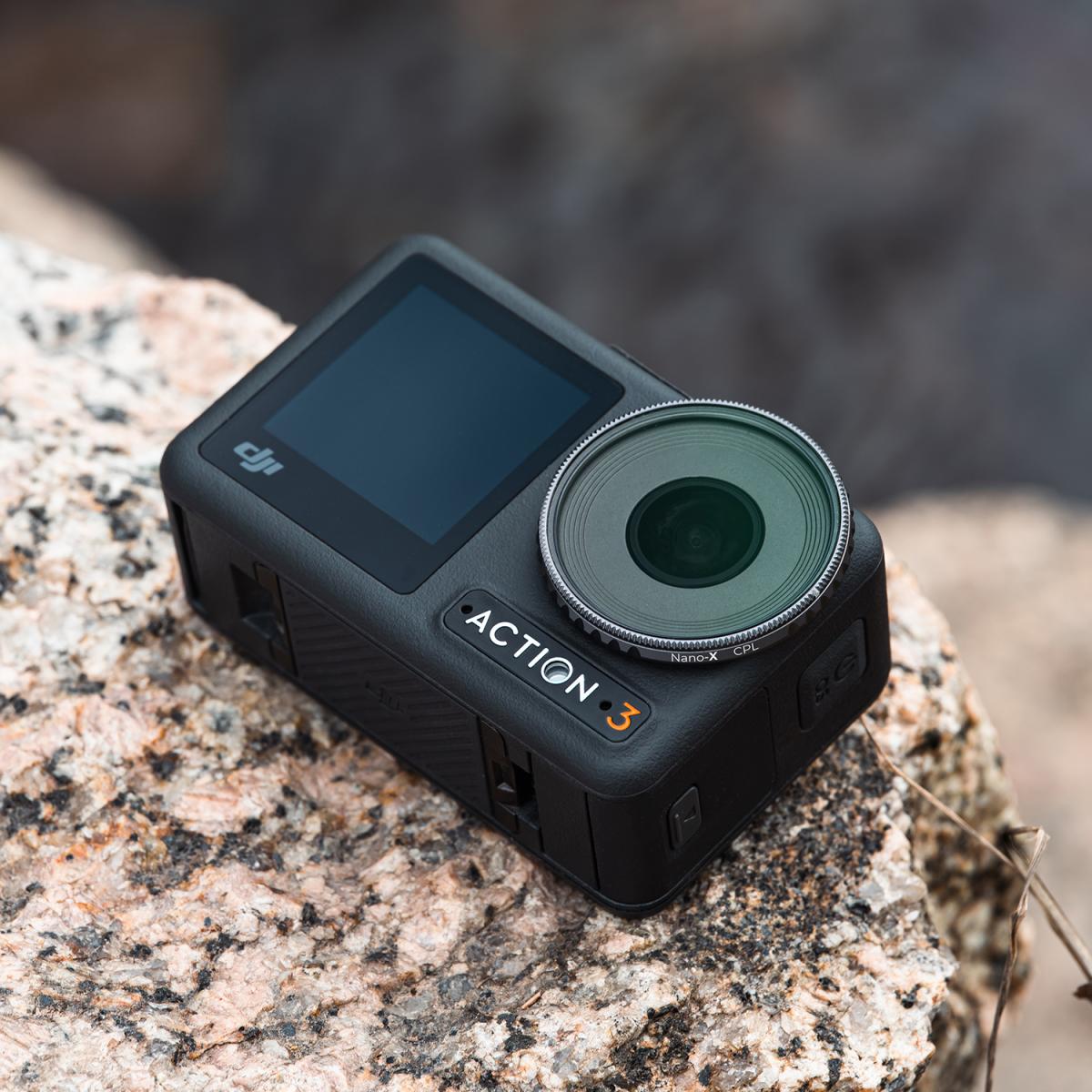 DJI Osmo Action 3 CPL Filter with Single-sided Anti-reflection Green Film