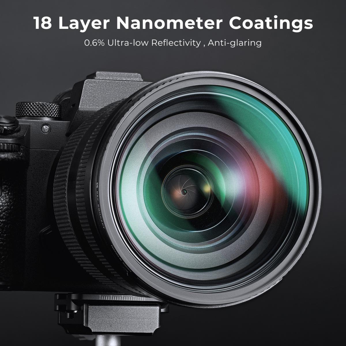 Filtro Black Mist 1/4 Magnetico SMALLRIG 67mm – Diffusione Nera Per Ritratti E Vlog, Con Anello Filettato E Custodia