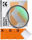 K&F Concept 43mm Black Mist Filtro 1/4  con 3 panni per pulizia con 18 Rivestimenti, Nano-Klear
