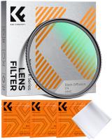 K&F Concept 67mm Black Mist Filtro 1/4  con 3 panni per pulizia con 18 Rivestimenti, Nano-Klear