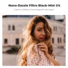 82mm 1/4 Filtro Black Mist  Alta Definizione Pellicola Verde Antiriflesso Impermeabile,Nano-Dazzle