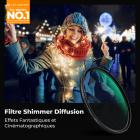 Filtre à effet de diffusion scintillante 67 mm 1 filtre en verre optique 18 filtres à effet de verre scintillant multicouches pour objectif d'appareil photo série Nano-Klear