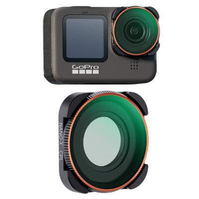 Action Camera Filters CPL, high-definition lens, anti-reflection green film, waterproof and scratch-resistant for GOPOR HERO9 /10/11/12