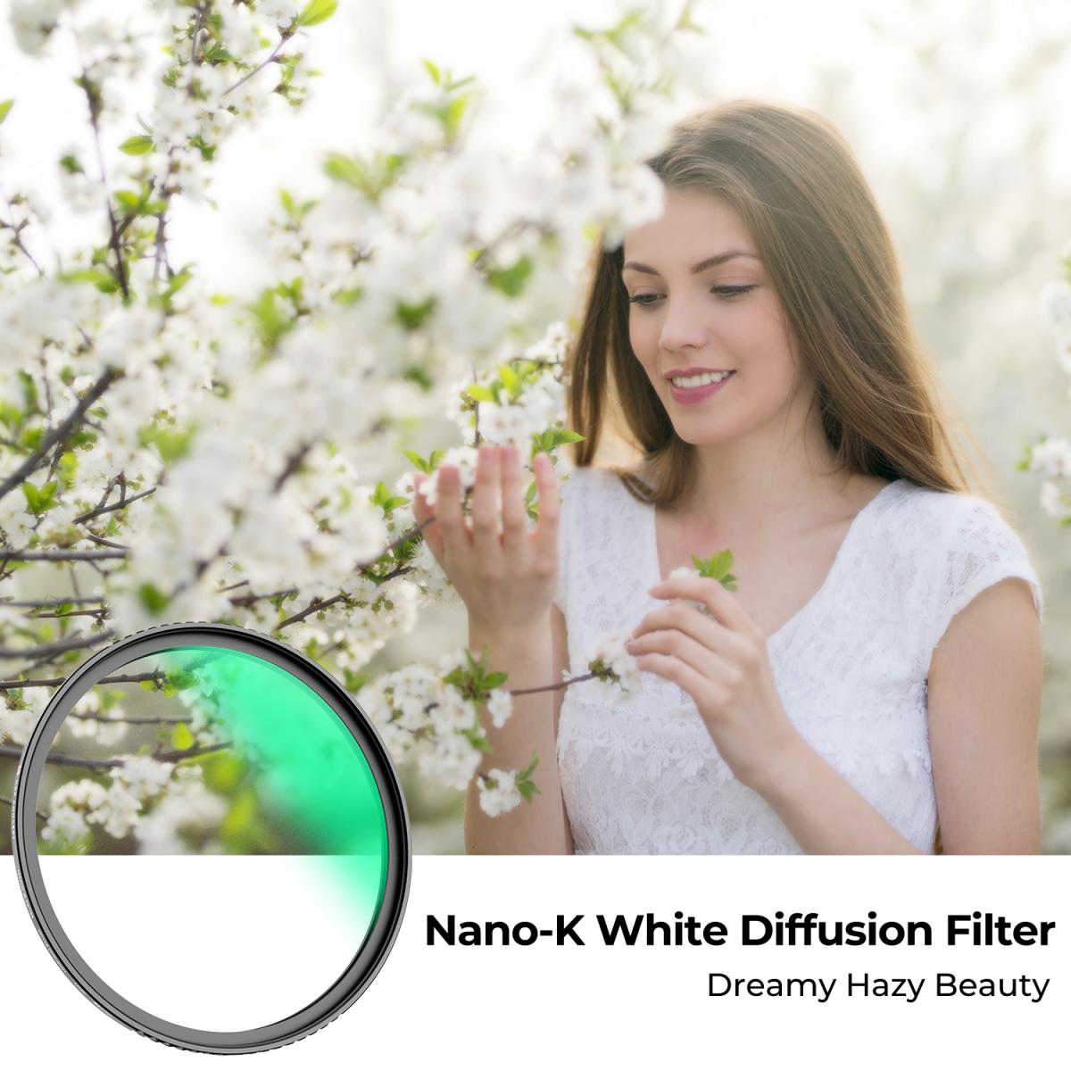 Best White Pro Mist Filter Cinematic Effect Filter - KENTFAITH