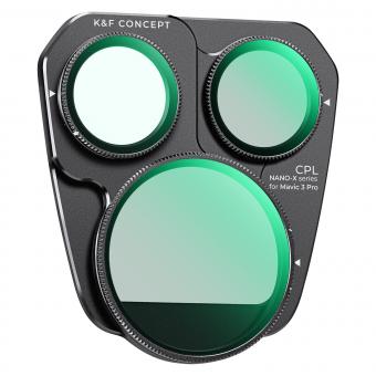 Drone Filter DJI Mavic 3 Pro CPL Filter Multi Coated HD Optical Glass com revestimento verde antirreflexo