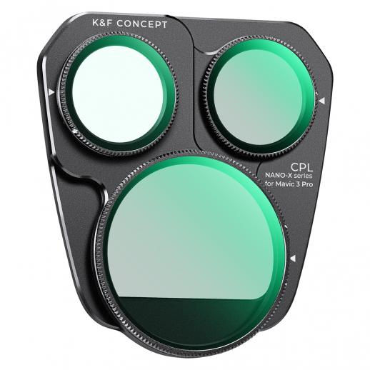 Drone Filter DJI Mavic 3 Pro CPL Filter Multi Coated HD Optical Glass with Anti-reflective Green Coating