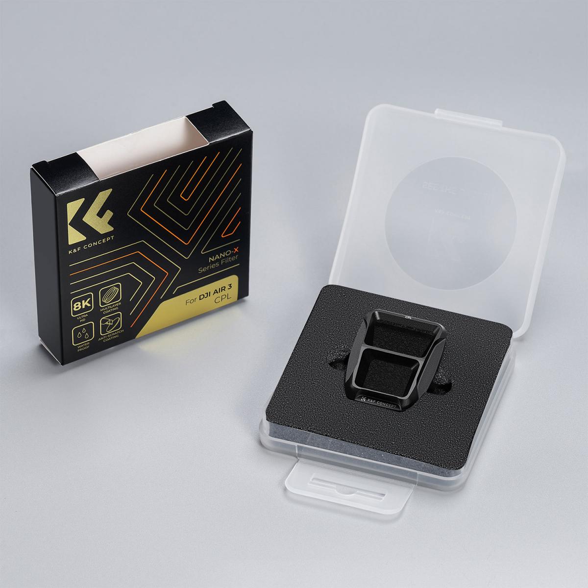 K&F Concept Handheld Drag Filter - 100mm K9 Optical Glass Prism Filter For Creative Photo & Video Effects