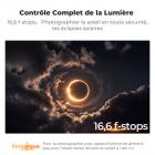 K&F Concept Filtre Solaire ND100000 72 mm (16,6 Stops) avec Protection UV/IR - Filtre Densité Neutre pour Photographie d'Éclipse, Protection Capteur et Yeux
