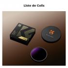 K&F Concept Filtre Solaire ND100000 72 mm (16,6 Stops) avec Protection UV/IR - Filtre Densité Neutre pour Photographie d'Éclipse, Protection Capteur et Yeux