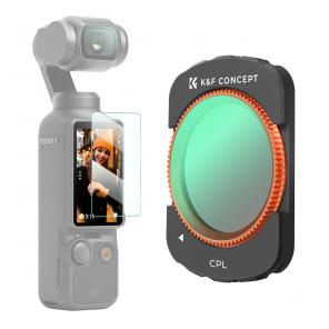 DJI Osmo Pocket 3 / DJI Osmo Pocket 4 Magnetic CPL Circular Polarizer Filter for DJI Osmo Pocket 3/4 Camera Combo Multi Coated HD Optical Glass Filter