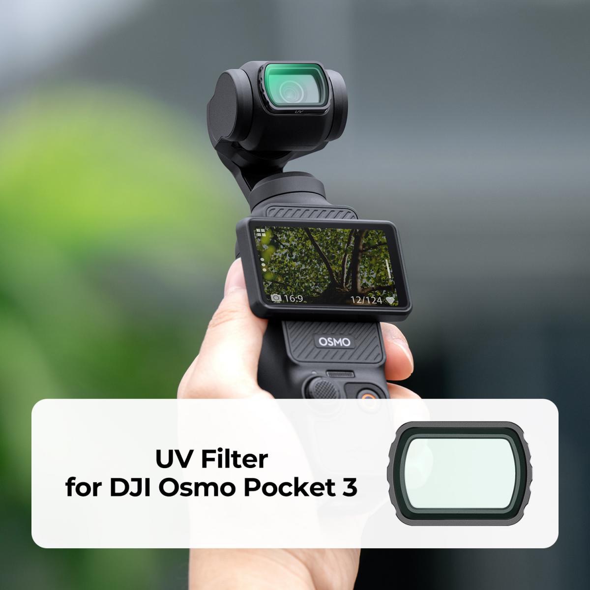K&F Concept Magnetic UV Protection Filter for DJI Osmo Pocket 3, 28 Layer nano-coated HD Optical Glass