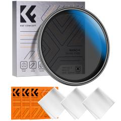 62mm Variable ND Filter ND2-ND32 (1-5 Stops) Lens Filter Waterproof Scratch Resistant with 18 Layers of Nano-coating Nano-K Series