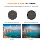 82mm Filtro 2 en 1 ND2-32 Variable (1-5 Pasos) + CPL + 3pcs Paños de Limpieza Serie Nano-Klear