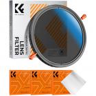 Filtre ND variable 46 mm (1-5 arrêts) et filtre CPL 2 en 1 pour objectif de filtre d'appareil photo Nano-Klear