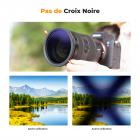 Filtre ND variable 46 mm (1-5 arrêts) et filtre CPL 2 en 1 pour objectif de filtre d'appareil photo Nano-Klear