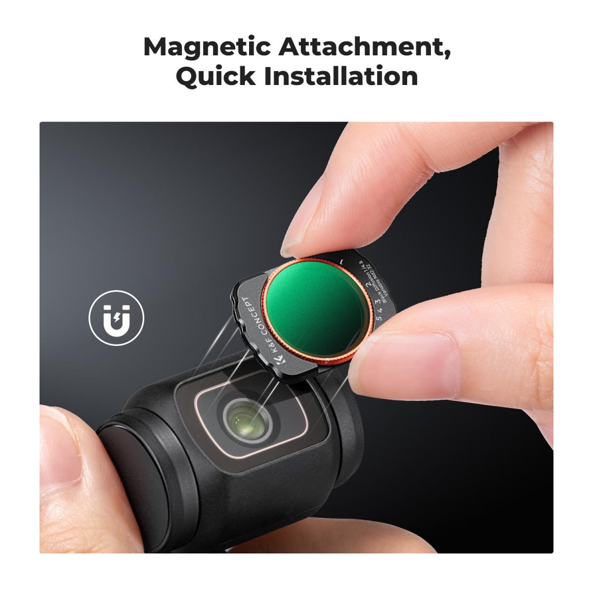 DJI Pocket 2 NDフィルター・コントロール・マウント付き