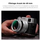 Filtre MCUV pour objectif Fuji X100, verre optique HD multicouche résistant aux rayures, compatible avec les séries Fuji X100, X100F, X100S, X100T, X100V, X100VI Nano-Xcel