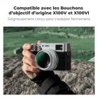 Filtre MCUV pour objectif Fuji X100, verre optique HD multicouche résistant aux rayures, compatible avec les séries Fuji X100, X100F, X100S, X100T, X100V, X100VI Nano-Xcel