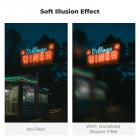 100mm Handheld Split Diopter Filter Optical Glass Prism Special Effect Camera Lens Filter Nano-Basic Series