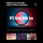 Filtre d'objectif d'appareil photo en spirale Halo 67 mm Filtre à effet spécial tourbillon en verre optique de qualité supérieure Série Nano-B