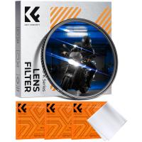 58mm Filtro Effetto Strisce Blu, Blue Streak Filtro Anamorfico in Vetro Ottico con Nano Rivestimento con 3pcs Panno di Pulizia, Serie Nano-Klear