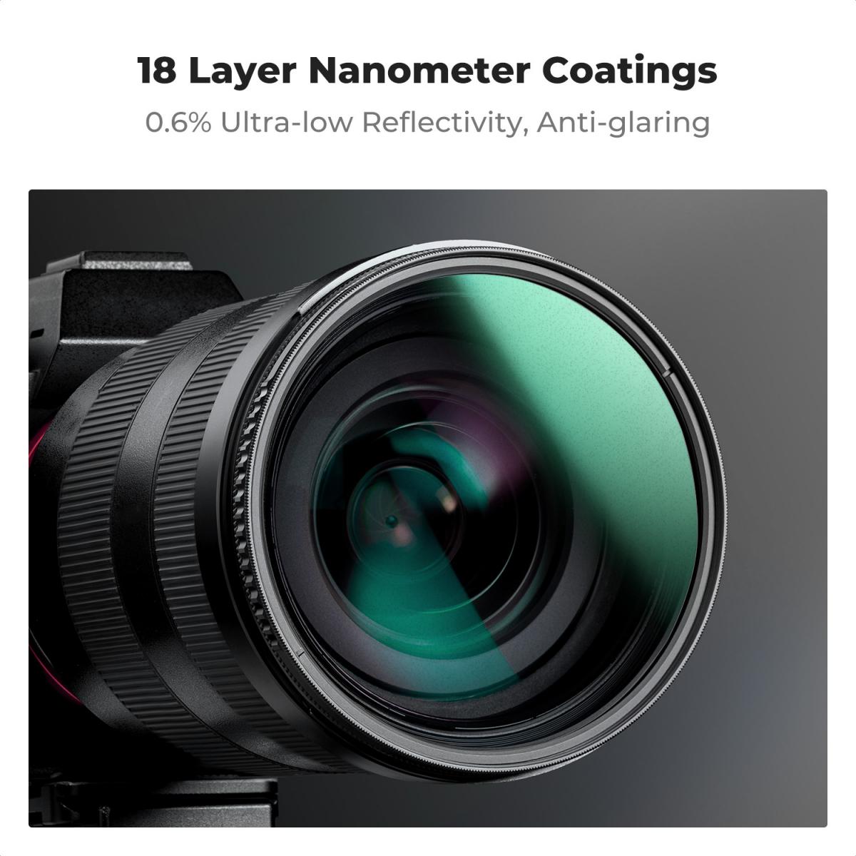 SmallRig 67mm Magnetic Black Mist 1/4 Filter - Diffusion Filter For Portrait & Video, Creates Dreamy Soft Glow Effects