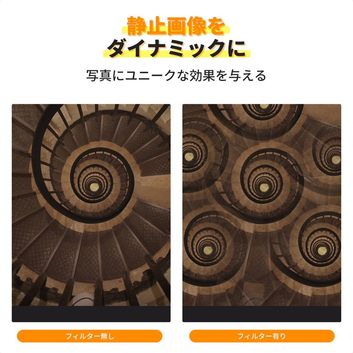 58mm 万華鏡プリズムフィルター 光学ガラス 中央六角形 特殊効果 カメラレンズフィルター ナノベーシックシリーズ