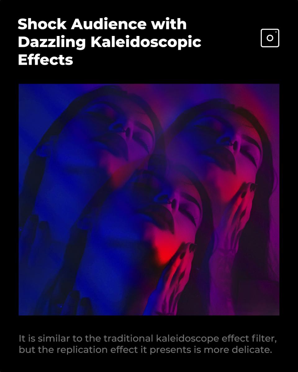 67mm Kaleidoscope Triangular Prism Filter Optical Glass Special Effect ...