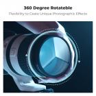 77mm Kaleidoscope Triangular Prism Filter Optical Glass Special Effect Camera Lens Filter Nano-Basic Series