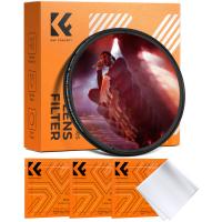 77mm Filtro Pentaprisma a Miraggio Lineare, Filtro Prisma ad Effetto Speciale in Vetro Ottico con 3 Panni di Pulizia,Serie Nano-Bacis