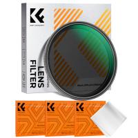 Filtro ND Variabile Black Mist 1/8 + ND2-32 (1-5 stop) 55mm con pellicola verde antiriflesso a 18 Strati Rivestimento su entrambi i lati e leva,Nano-Klear