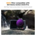K&F Concept Push-in Fit ND32 (5 Stop) Lens Filter for DJI Osmo Action 5 Pro/Osmo Action 4/Osmo Action 3, 28 Multi-Coated Neutral Density Light Reduction Filter, Optical Glass/Aluminum Alloy Frame