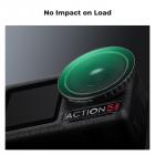 K&F Concept Push-in Black Diffusion 1/4 Filter for DJI Osmo Action 5 Pro, Creative Mist Cinematic Effect Filters for DJI Osmo Action 4 Action 3, Multi-Coated/Optical Glass/Aluminum Alloy Frame