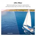 K&F Concept CPL Filter Compatible with DJI Air 3S, Drone Lens Polarizers Filters for Air 3s, Lightweight Multi-Coated Top Optical Glass Filter Drone Camera Lens Accessories