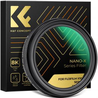 Fuji X100 Lens MCUV Filter, Multi Coated HD Optical Glass Scratch-resistant Compatible with Fuji X100, X100F, X100S, X100T, X100V, X100VI Nano-Xcel Series (Black)