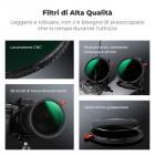 95mm Filtro 3 in 1 CPL & Black Mist 1/4 & Variabile ND2-32 (5 Stop) Filtro in Vetro Ottico con 28 Strati Nano Rivestimento - Serie Nano-Xcel