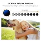 52mm Variable ND2-400 (1-9 Stops) & Black Mist 1/4 Filter with 18 Multi-Coatings for Camera Lenses Nano-Klear Series