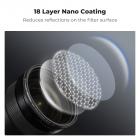 52mm Variable ND2-400 (1-9 Stops) & Black Mist 1/4 Filter with 18 Multi-Coatings for Camera Lenses Nano-Klear Series
