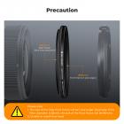 52mm Variable ND2-400 (1-9 Stops) & Black Mist 1/4 Filter with 18 Multi-Coatings for Camera Lenses Nano-Klear Series