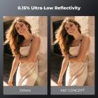 82mm Black Mist 1/4 Filter with Brass Frame, Ultra Low Reflection, Mist Soft Glow Diffuser Lens Filters with 36 Multi-Layer Coatings - Nano-X Pro Series