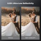 82mm Black Mist 1/8 Filter with Brass Frame, Ultra Low Reflection, Mist Soft Glow Diffuser Lens Filters with 36 Multi-Layer Coatings - Nano-X Pro Series