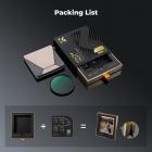 82mm Black Mist 1/8 Filter with Brass Frame, Ultra Low Reflection, Mist Soft Glow Diffuser Lens Filters with 36 Multi-Layer Coatings - Nano-X Pro Series