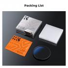 49mm 4-Point Fine-Line Star Effect Filter, Cine & Dreamlike Special Filter 18-Layer Coated Optical Glass with 3 Vacuum Cleaning Cloths - Nano-Klear Series