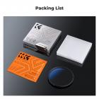 49mm 6-Point Fine-Line Star Effect Filter, Cine & Dreamlike Special Filter 18-Layer Coated Optical Glass with 3 Vacuum Cleaning Cloths - Nano-Klear Series