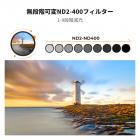 49mm超低反射可変NDレンズフィルター、ND2-400（1-9ストップ）HD調整可能ニュートラルデンシティフィルター、28層マルチレイヤーコーティング、カメラレンズ用 - Nano-Xシリーズ